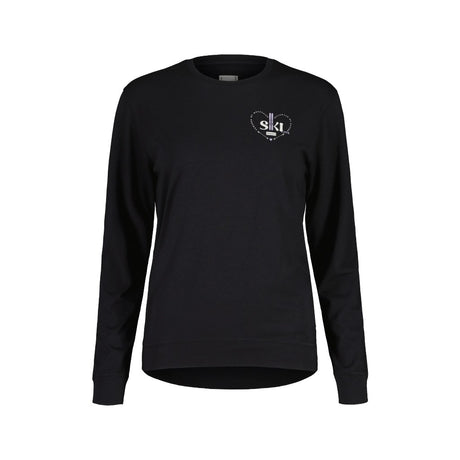 Front view of Maloja StamsundM. Longsleeve Women's in Black colour