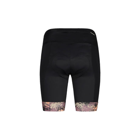 Back view of Maloja SundaM cycle tights for wome in deep black colour
