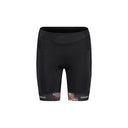 Front view of Maloja SundaM cycle tights for wome in deep black colour