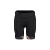 Front view of Maloja SundaM cycle tights for wome in deep black colour