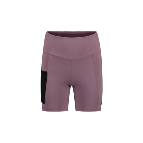 Front view of Maloja TsandiM running tights for women in stormy lilac colour