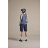 Back view on-model of Maloja WhitneyM women's cycle tank