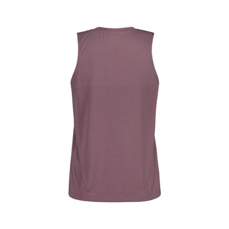 Back view of Maloja WhitneyM women's cycle tank in stormy lilac colour