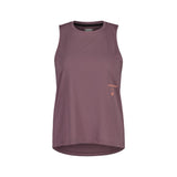 Front view of Maloja WhitneyM women's cycle tank in stormy lilac colour