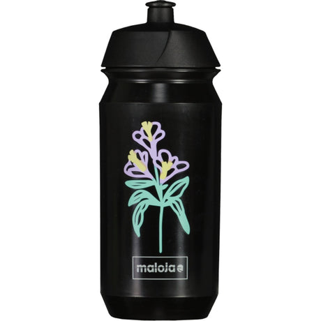 Maloja MaranajM water bottle in deep black iris colour