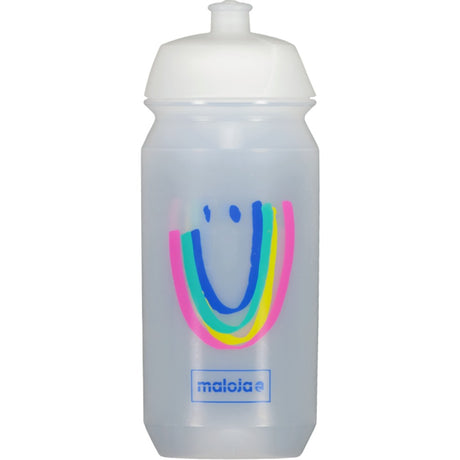 Maloja MaranajM water bottle in transparent happy rainbow colour