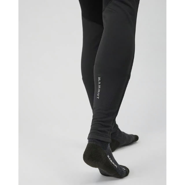 Back on-model view of Mammut Aconcagua L Tights men's in black colour