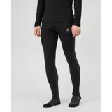 Front on-model view of Mammut Aconcagua L Tights men's in black colour