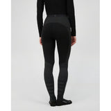 Back on-model view of Mammut Aconcagua L Tights women's in black colour