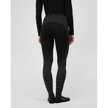 Back on-model view of Mammut Aconcagua L Tights women's in black colour