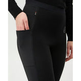 Pocket detail view of Mammut Aconcagua L Tights women's in black colour