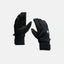Palm and back view of Mammut Astro Guide SO Gloves in black colour
