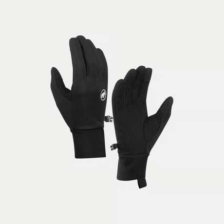 Back and palm view of Mammut Astro Light SO loves in black colour