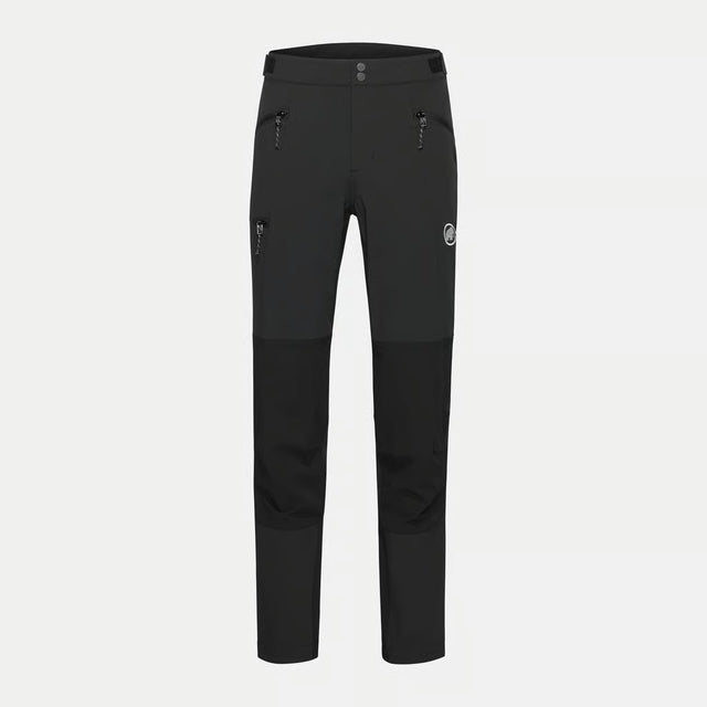 Front view of Mammut Courmayeur SO Pants for men in black colour