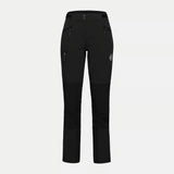 Front view of Mammut Courmayeur SO Pants for women in black colour