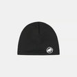 Front view of Mammut Taiss beanie in black colour