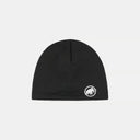Front view of Mammut Taiss beanie in black colour