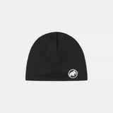 Front view of Mammut Taiss beanie in black colour