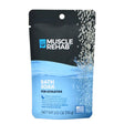 Front view of Muscle Rehab travel size bath soak package