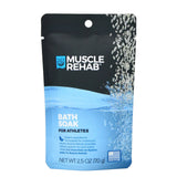 Front view of Muscle Rehab travel size bath soak package
