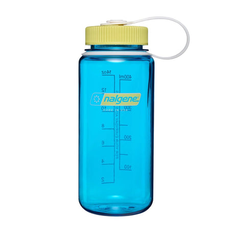 Nalgene 16 oz water bottle with wide mount in Blue Atoll Endive colour