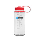 Nalgene 16 oz water bottle with wide mount in Clear Sustain and Red colour