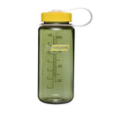 Nalgene 16 oz water bottle with wide mount in Oil Green Freesia colour