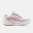 Side view of women's stone pink/rosewood New Balance Ellipse running shoe