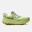 Side view of men's New Balance Hierro v9 trail running shoe in green/green colour