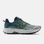 Side view of men's  medusa green/grey New Balance FuelCell Rebel Trail running shoe