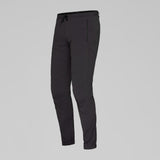 Side view of Norrona Senja Flex1 Trackster pants for men in caviar black colour