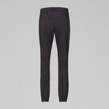 Back view of Norrona Senja Flex1 Trackster pants for women in caviar black colour
