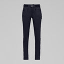 Front view of Norrona femund Flex1 lightweight pants women's in caviar black colour