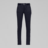 Front view of Norrona femund Flex1 lightweight pants women's in caviar black colour