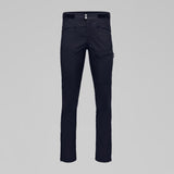 Front view of Norrona femund Flex1 lightweight pants men's in caviar black colour