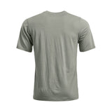 Back view of Ortovox 150 cool beanie T-shirt men's in green sage colour
