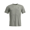 Front view of Ortovox 150 cool beanie T-shirt men's in green sage colour