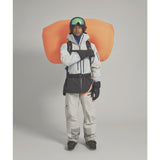 Model wearing Ortovox Avabag litric tour 40 avalanche pack