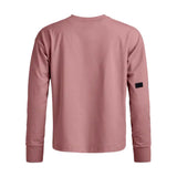 Back view of Ortovox women's Affinity Crew Neck in Dusk Rose colour