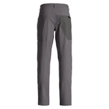 Back view of Ortovox Affinity Plus Pants men's in Dark Grey Brown colour