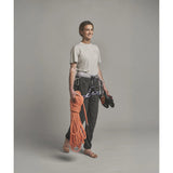 Front view on-model of Ortovox Affinity Plus Pants Women's in Dark Wild Herbs colour