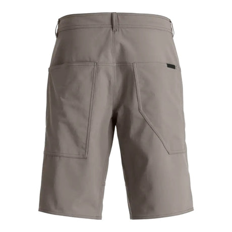 Back view of Ortovox Affinity Plus Shorts Men's in Dark Linen colour