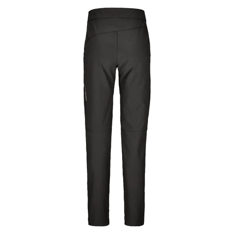 Back view of Ortovox Brenta pants women's in black raven colour