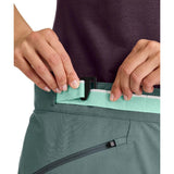 Belt detail on-model view of Ortovox Brenta pants women's