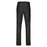 Back view of Ortovox Brenta pants men's in black raven colour