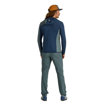 Back on-model view of Ortovox Brenta pants men's