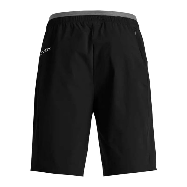 Back view of Ortovox men's Trace shorts in black raven colour
