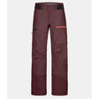 Women's Ortovox 3L Ravine Shell Pants winetasting