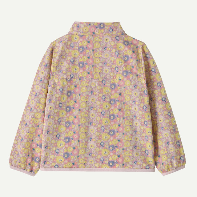 Back view of Patagonia Baggie Jacket in fruity times quiet violet colour