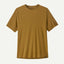 Front view of Patagonia Capilene Cool Ultra Shirt men's in Bobcat Brown x-dye colour